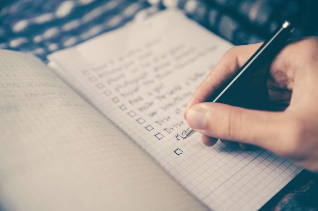Checkliste Packliste