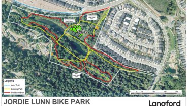 Jordie Lunn Bike Park Trail Map